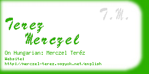 terez merczel business card